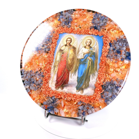 Decoratiune arhangheli din pietre naturale pentru casa [3]