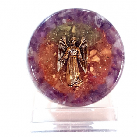 Decorațiuni orgon din pietre naturale - Arhanghel Chamuel iconita cristaloterapie