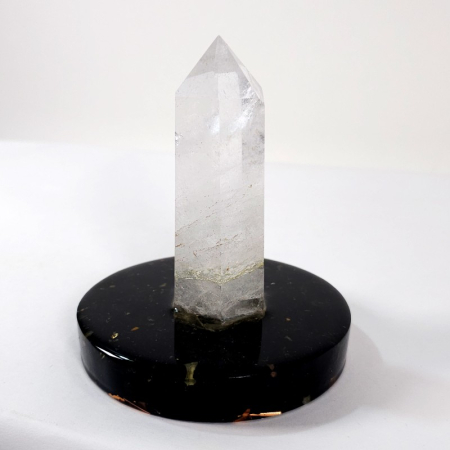 Bagheta din cuart natural pe suport orgonic din turmalina [4]