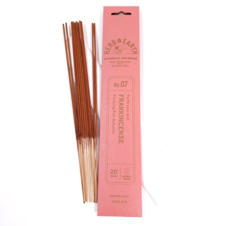 Betisoare parfumate Nippon Kodo Frankincense, Herb and Earth