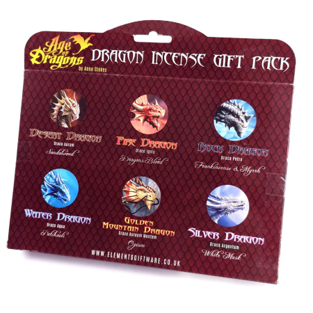 Set bete parfumate Anne Stokes, Dragon Incense Gift Pack, Age of Dragons [6]