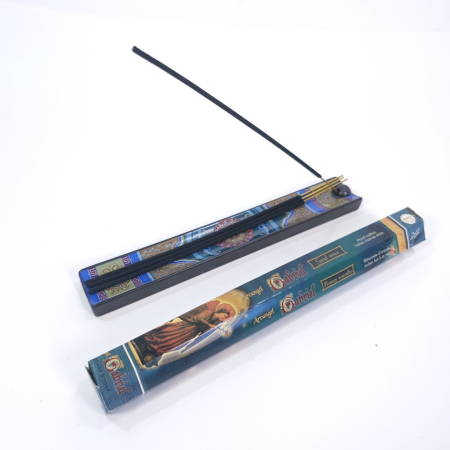 Bețișoare parfumate Flute Arcangel Gabriel, cutie hexagonală 20 buc, tijă bambus, tematică Arhanghelul Gabriel [3]