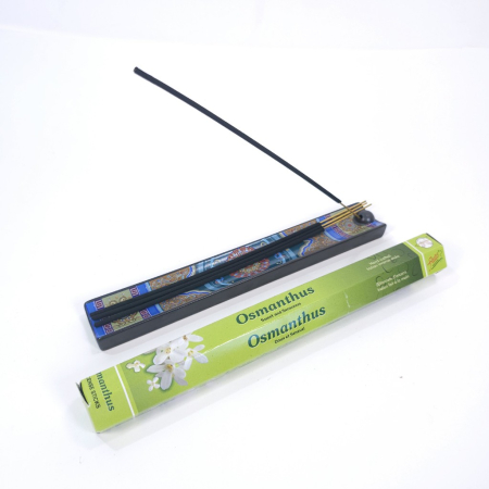 Betisoare parfumate Flute Osmanhus, cutie hexagonală, realizate în India [3]