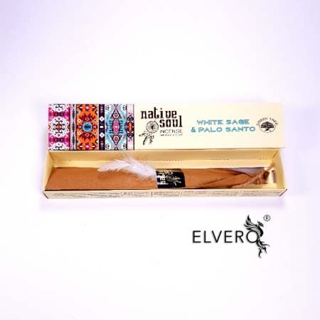 Betisoare parfumate Green Tree White Sage and Palo Santo, Native Soul [1]