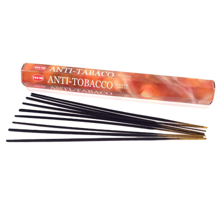 Bețișoare parfumate HEM Anti-Tobaco cutie hexagonală 20 buc aromă fresh