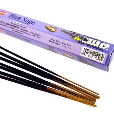 Betisoare parfumate HEM Blue Sage, salvie albastra [2]