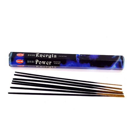 Betisoare parfumate - Bețișoare parfumate HEM Divine Power cutie 20 buc, fabricate în India, pentru meditație și rugăciune
