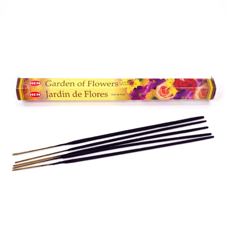 Bețișoare HEM Garden of Flowers – aromă florală pentru parfumarea spațiului