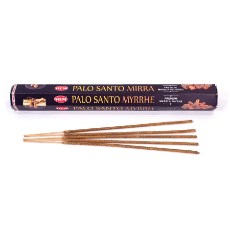 Betisoare parfumate Hem Premium Palo Santo Myrrh