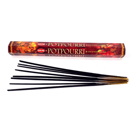Betisoare parfumate - Bețișoare parfumate HEM Potpourri cutie 20 buc aromă florală-fructată