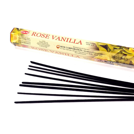 Bețișoare parfumate HEM Rose Vanilla [1]