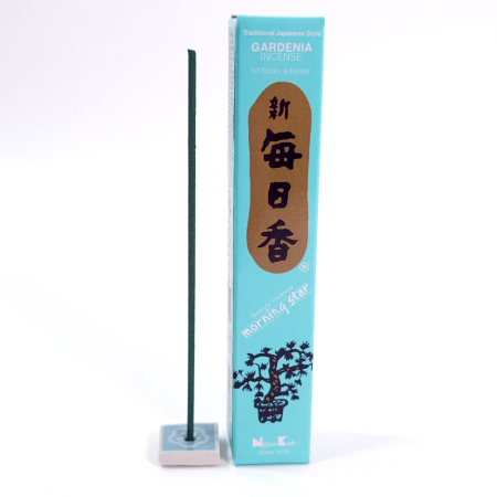 Betisoare parfumate Nippon Kodo Gardenia colectia Morning Star, arome florale