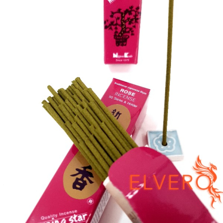 Betisoare parfumate Nippon Kodo Rose, colectia Morning Star, aroma trandafir [3]