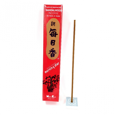 Betisoare parfumate Nippon Kodo Sandalwood, aroma lemn santal