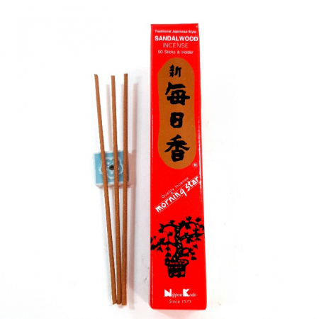 Betisoare parfumate Nippon Kodo Sandalwood, aroma lemn santal [2]