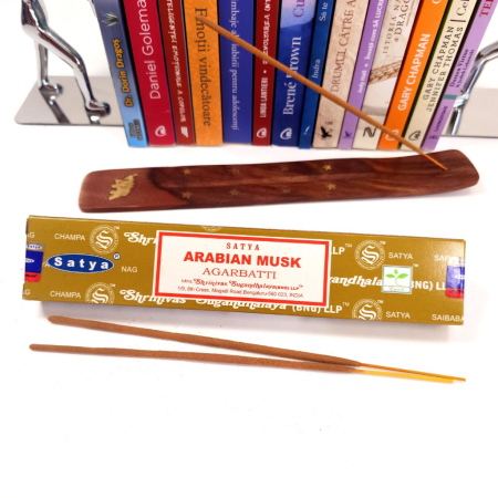 Betisoare parfumate Satya Arabian Musk – 10 bețe naturale cu aromă orientală intensă de mosc [2]