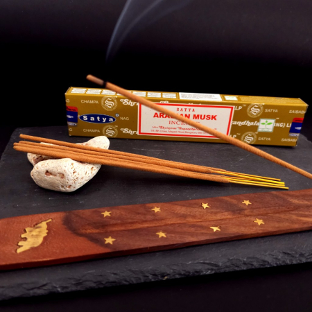 Betisoare parfumate Satya Arabian Musk – 10 bețe naturale cu aromă orientală intensă de mosc [3]