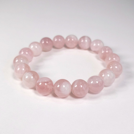 Bratara elastica cuart roz – accesoriu fashion din piatra naturala [5]