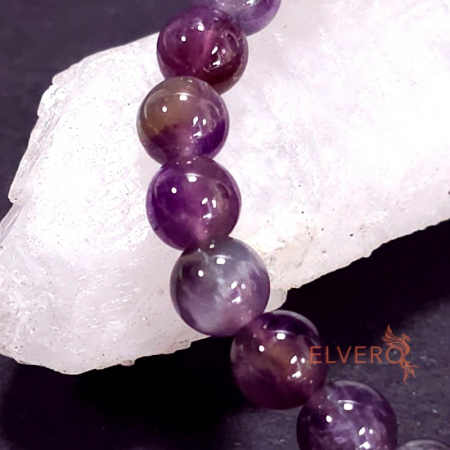 Bratara elastica pietre naturale ametist [2]