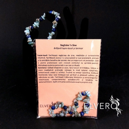 bratara elastica din larimar si lapis lazuli [2]