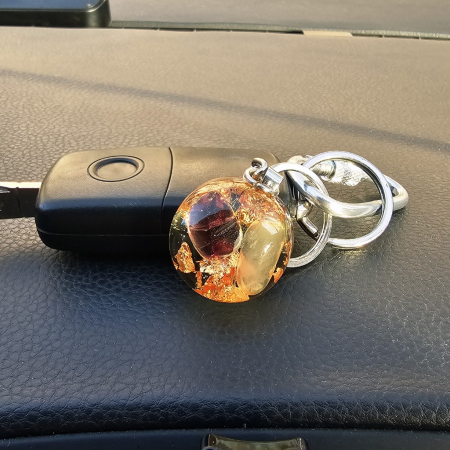 Breloc - pandantiv orgon cu fluorit [8]