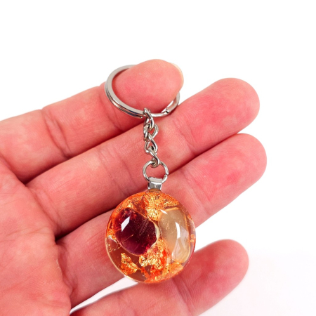 Breloc - pandantiv orgon cu fluorit [5]