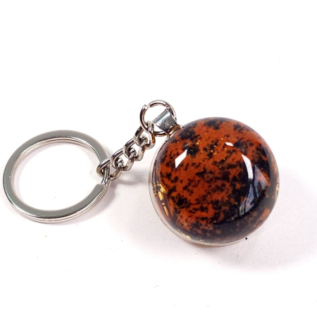 breloc orgonic cu obsidian si cuart [3]