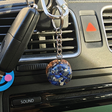 Lapis lazuli breloc orgon pietre naturale [6]