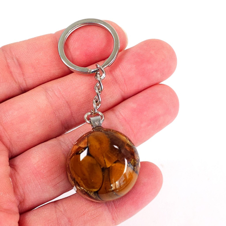 Breloc - pandantiv orgon cu ochi de tigru [3]