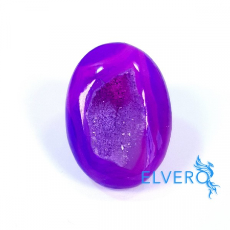 Cabochoane pietre naturale - Agat druzzy cabochon piatra semipretioasa