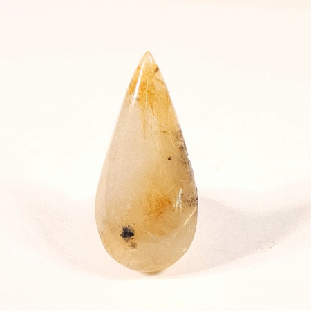 Cabochoane pietre naturale - Cuart cu rutil auriu caboson forma picatura