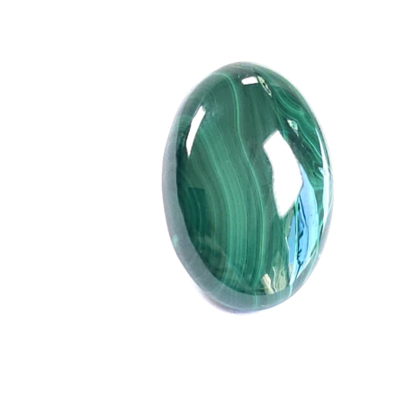 Cabochoane pietre semiprețioase naturale - Malachit natural cabochon oval pentru montat sau cristaloterapie