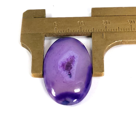 Agat druzy mov pentru montat in bijuterii [1]