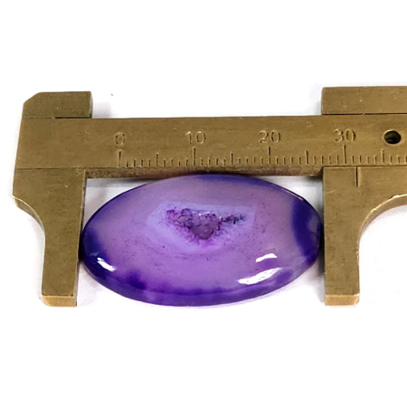 Agat druzy mov pentru montat in bijuterii [2]