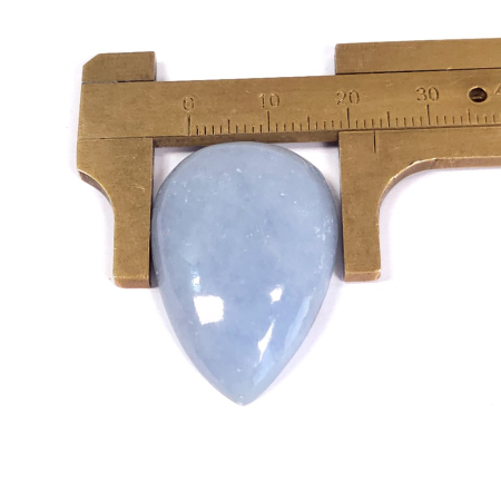 Cabochon picatura piatra naturala de angelit pentru realizare de bijuterii si cristaloterapie [3]
