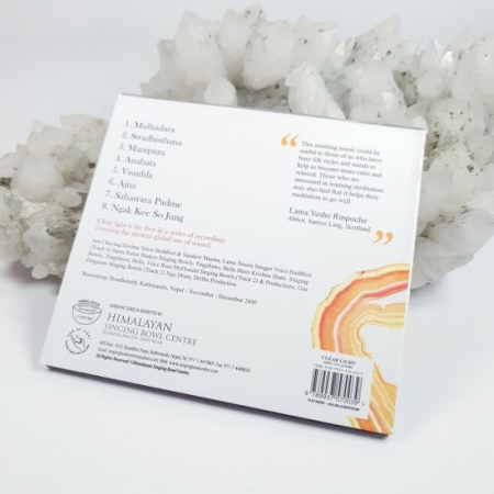 CD audio Clear Light, terapie prin sunet cu boluri cântătoare pentru purificare chakre [3]