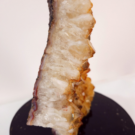 Fragment din geoda de citrin pe disc orgonic [4]