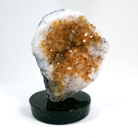 Citrin esantion unicat pe disc orgonic cu turmalina