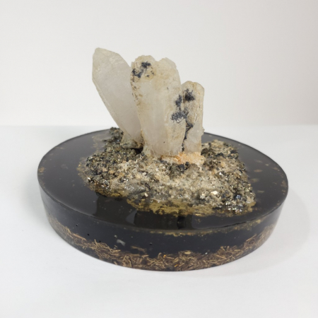 Minerale pe suport orgonic - Decoratiune cristale naturale cuart