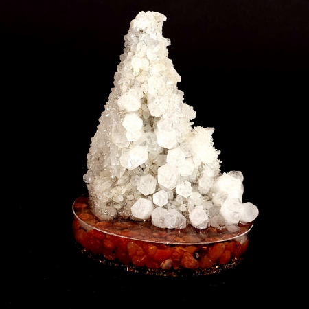 Minerale pe suport orgonic - Decoratiune cristale de cuart cu varfuri naturale