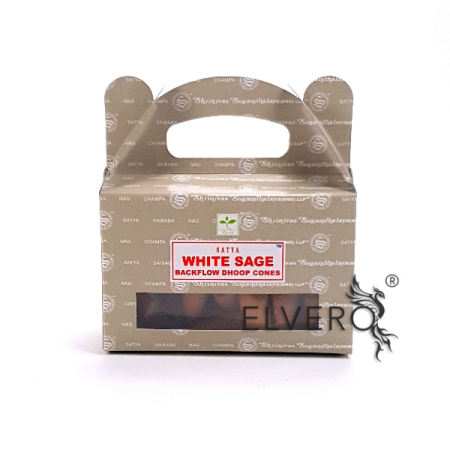 Conuri parfumate backflow Satya White Sage [4]