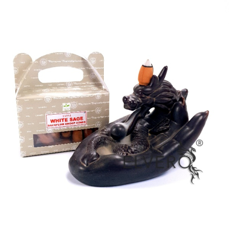 Conuri parfumate backflow Satya White Sage [3]