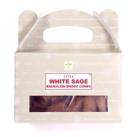 Conuri parfumate backflow Satya White Sage