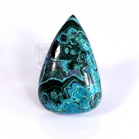 Cabochoane pietre naturale - Crisocola cu malachit cabochon piatra naturala
