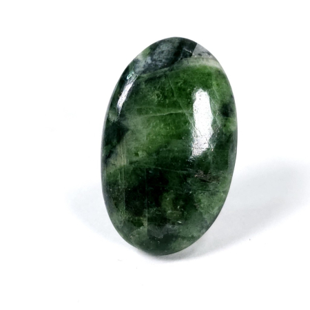 Cristale si pietre semipretioase - Crom diopsid piatra naturala semipretioasa cabochon