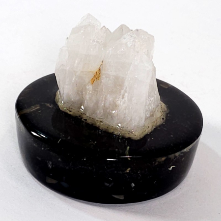 Esantion cristale cuart pe suport orgonic din turmalina neagra [2]