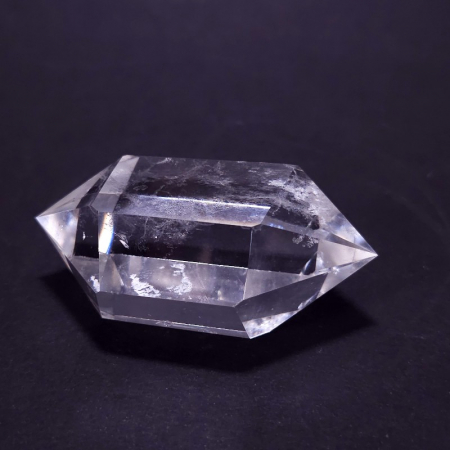 Baghete si sfere - Cuart alb bagheta de 8 cm, 6 laturi si 2 varfuri