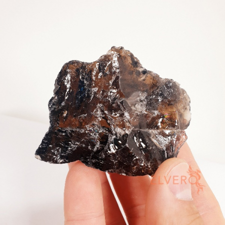 Cuarț fumuriu cristal brut, 8x6.5x3 cm, 127 gr, cod 0101. Obiect unicat [2]