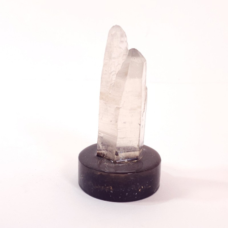 Cluster cuart lemurian pe suport orgonic turmalina [4]