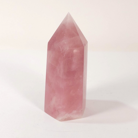 Bagheta cristal natural de cuart roz 10,5 cm [4]